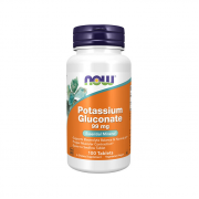 NOW Potassium Gluconate (Глюконат калия) 99mg 100 tab
